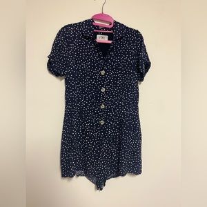 Boutique Navy romper